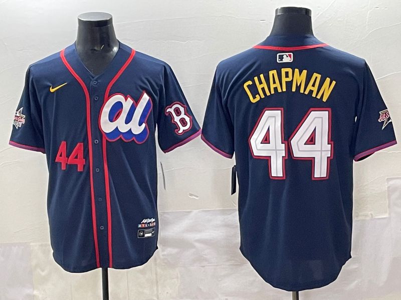 Men 2025 Boston Red Sox #44 Chapman Drak Blue All star Nike MLB Jersey style 03->boston red sox->MLB Jersey